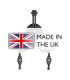 Belfry 2 Light Indoor Candle Wall Light Black E14-4