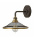 Rigby 1 Light Indoor Dome Wall Light Buckeye Bronze E27-1