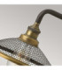 Rigby 1 Light Indoor Dome Wall Light Buckeye Bronze E27-3