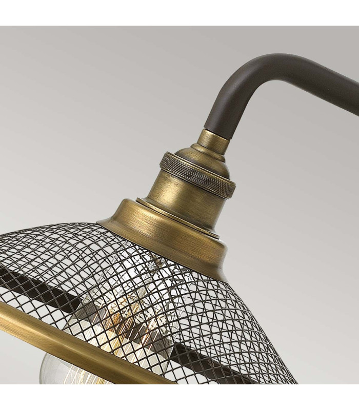 Rigby 1 Light Indoor Dome Wall Light Buckeye Bronze E27-3
