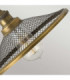 Rigby 1 Light Indoor Dome Wall Light Buckeye Bronze E27-4