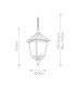 Kerry 1 Light Outdoor Coastal Ceiling Chain Lantern Black IP44 E27-5