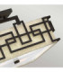 Lanza 3 Light Semi Flush Ceiling Light Oil Rubbed Bronze E27-4