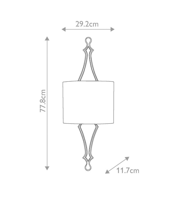 Tilling 1 Light Indoor Wall Light Iron E27-5