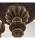 Drawing Room 18 Light Multi Arm Chandelier Walnut Finish E27-6