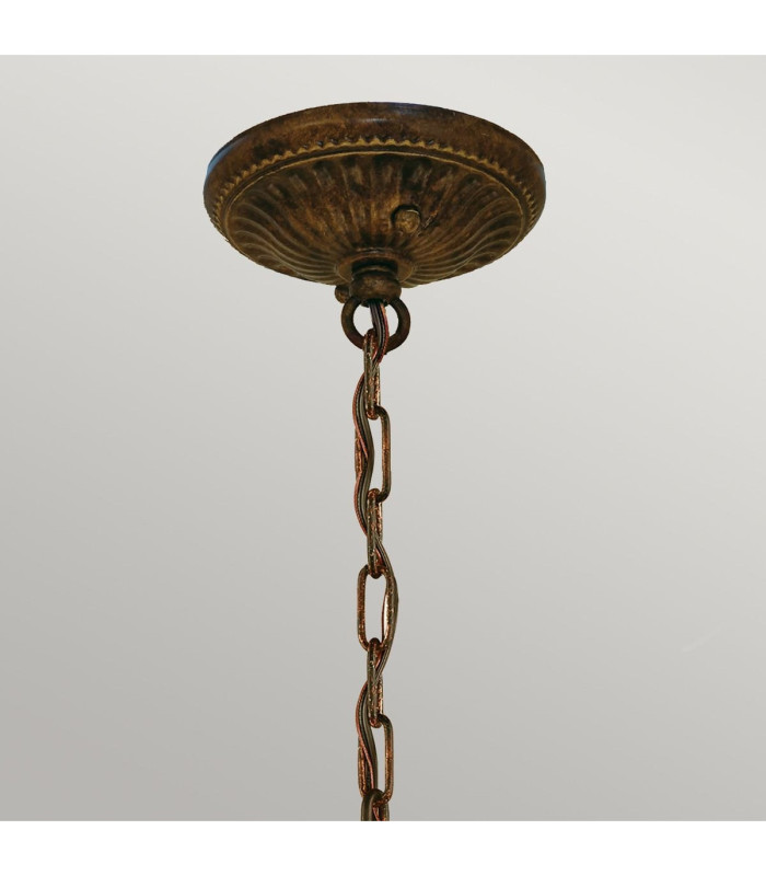 Drawing Room 18 Light Multi Arm Chandelier Walnut Finish E27-7