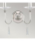 Finsbury Park 2 Light Indoor Candle Wall Light Polished Nickel E14-2