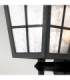Canterbury 1 Light Outdoor Wall Lantern Light Black IP43 E27-3