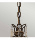 Bellini 1 Light Ceiling Pendant British Bronze Oxidized Bronze E14-4