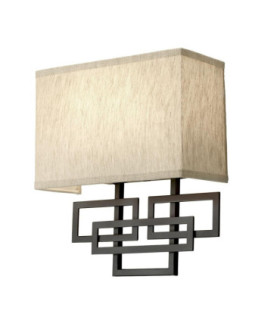 Lanza 2 Light Indoor Wall Light Oil Rubbed Bronze E14-1