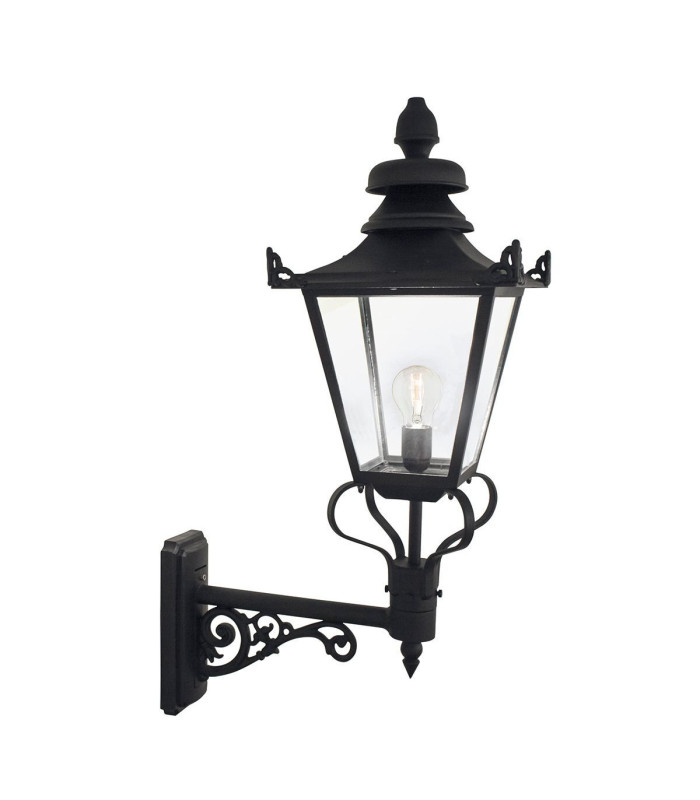 Grampian 1 Light Outdoor Wall Lantern Light Black E27-4
