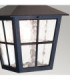Canterbury 1 Light Outdoor Wall Lantern Light Black IP43 E27-3