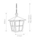 Canterbury 1 Light Outdoor Wall Lantern Light Black IP43 E27-5