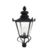 Grampian 1 Light Outdoor Post Lantern Black E27-4