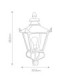 Grampian 1 Light Outdoor Post Lantern Black E27-6