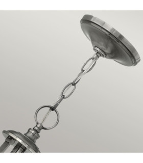 Truman Multi Arm Chandelier 3 Light Antique Nickel Finish E27-2