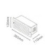 Grimstad LED Outdoor Recessed Wall Light Graphite IP65-3