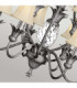 Plantation 10 Light Multi Arm Chandelier Polished Antique Nickel Finish E14-4