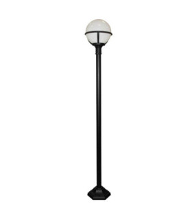 Glenbeigh 1 Light Outdoor Lamp Post Black IP44 E27-1