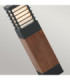 Halmstad Outdoor Medium Wooden Bollard E27-3