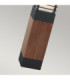 Halmstad Outdoor Medium Wooden Bollard E27-4