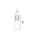 Halmstad Outdoor Medium Wooden Bollard E27-5