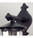 Hereford 1 Light Outdoor Wall Lantern Light Black E27-2