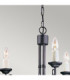 Chartwell Chandelier 3 Light Black Finish E14-2