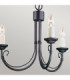 Chartwell Chandelier 3 Light Black Finish E14-3