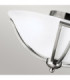 Bolla 2 Light Flush Ceiling Light Brushed Nickel E27-3