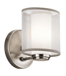 Saldana 1 Light Wall Light Classic Pewter G9-1