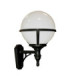 Glenbeigh 1 Light Outdoor Globe Wall Lantern Light Black IP44 E27-4