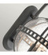 Halleron 3 Light Outdoor Globe Wall Lantern Light Grey IP44 E14-3