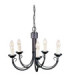 Chartwell 5 Light Chandelier Black Finish E14-1