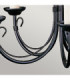 Chartwell 5 Light Chandelier Black Finish E14-2