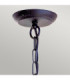 Chartwell 5 Light Chandelier Black Finish E14-3