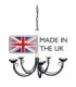 Chartwell 5 Light Chandelier Black Finish E14-4