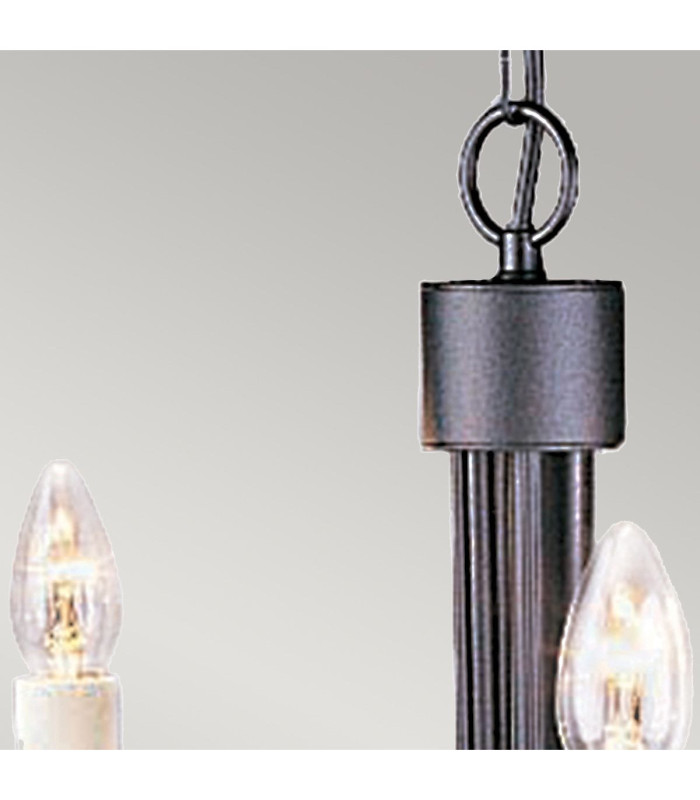 Chartwell 5 Light Chandelier Black Finish E14-5