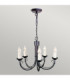 Chartwell 5 Light Chandelier Black Finish E14-6