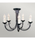 Chartwell 5 Light Chandelier Black Finish E14-7