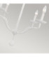 Feiss Annie Multi Arm Chandelier Plaster White-2