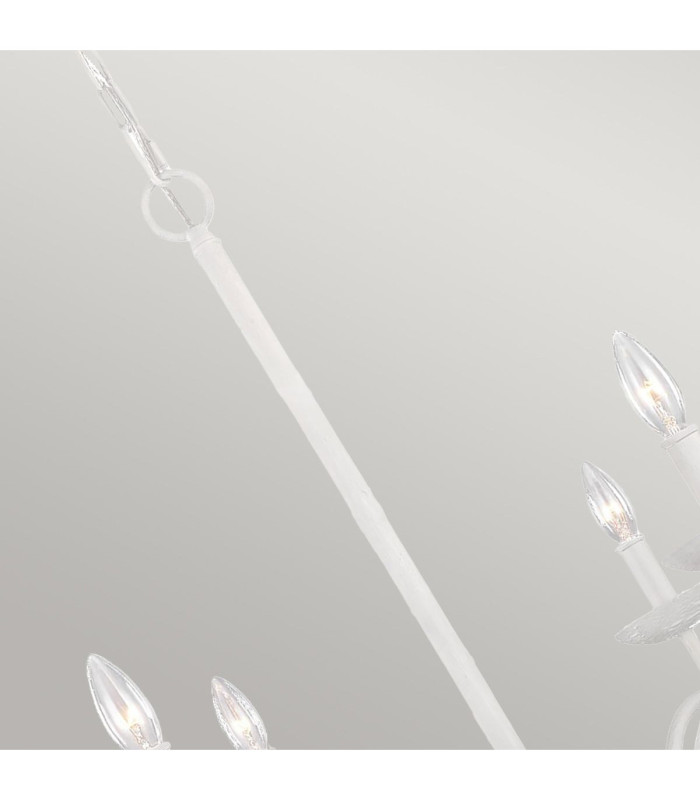Feiss Annie Multi Arm Chandelier Plaster White-4