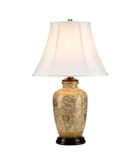 Gold Thistle 1 Light Table Lamp Gold E27-1