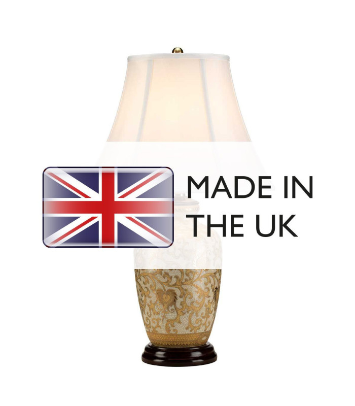 Gold Thistle 1 Light Table Lamp Gold E27-4