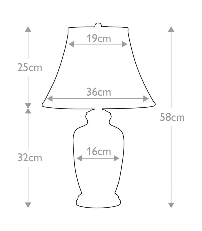 Gold Thistle 1 Light Table Lamp Gold E27-7