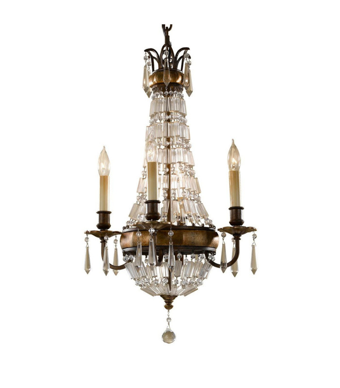 Bellini Chandelier 4 Light British Bronze Finish E14-1