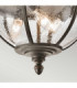Halleron 3 Light Flush Outdoor Ceiling Light Grey IP44 E14-2