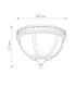 Halleron 3 Light Flush Outdoor Ceiling Light Grey IP44 E14-5