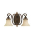 Drawing Room 2 Light Indoor Wall Light Walnut E27-1