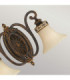 Drawing Room 2 Light Indoor Wall Light Walnut E27-2